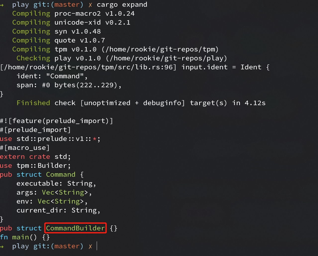 Builder - 实现 - How To Proc Macro